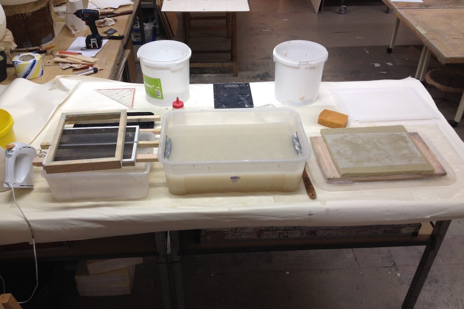 Scheppen van een vel