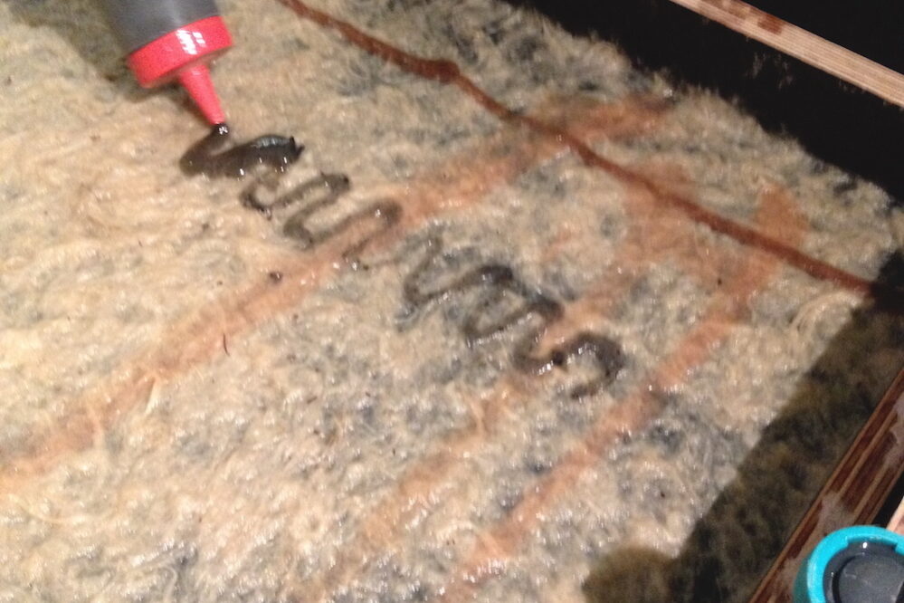 Het basisvel bewerken met spuitbare, heel fijne vezels